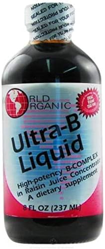 WORLD ORGANIC Ultra-b Liquid in Raisin Juice, 0.02 Pound