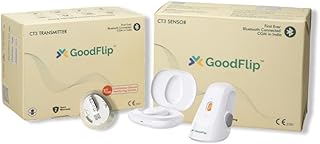 Smart CGM | Reusable Transmitter + 14-Day Sensor | Health Coach Consultation | Bluetooth Connected | Real-Time Sugar Tracking | Easily Syncs with the GoodFlip Application | AI Health Report |