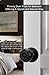 goldenwarm Black Interior Door Knobs, Matte Black Keyless Privacy Door Knob, Black Bedroom Door Knobs, Black Door Knobs Interior Bulk, Indoor Bathroom Door Knob(6 Pack, Matte Black)