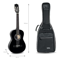 Rocktile housse pour guitare acoustique de luxe – rembourré avec bretelles (noir) - Les Beatles, Paul McCartney, John Lennon, RIngo Starr, George Harrison Rocktile housse pour guitare acoustique de luxe – rembourré avec bretelles (noir) – Image 3