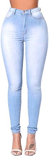 MBQMBSS Womens Slim Fit Stretchy Skinny High Waisted Stretchy Skinny Jeans (S, A-blue-02)