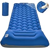 Armyte Isomatte Selbstaufblasend Outdoor, Camping Selbstaufblasbare Luftmatratze Matratze Aufblasbare Ultraleicht, Wasserdicht Campingmatte mit Kissen für Reisen Wandern Strand Zelte