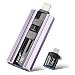 EATOP 512GB Flash Drive Intended for iPhone iPad, USB Photo Stick for Photo & Video Backup, External Phone Memory Storage, No App Required, Compatible with iOS, Android & PC, Purple