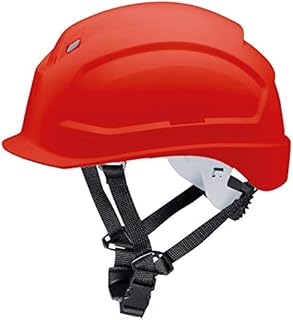 Uvex Pheos S-KR Safety Helmet - Construction Helmet with 4-Point Chin Strap and Ventilation Holes