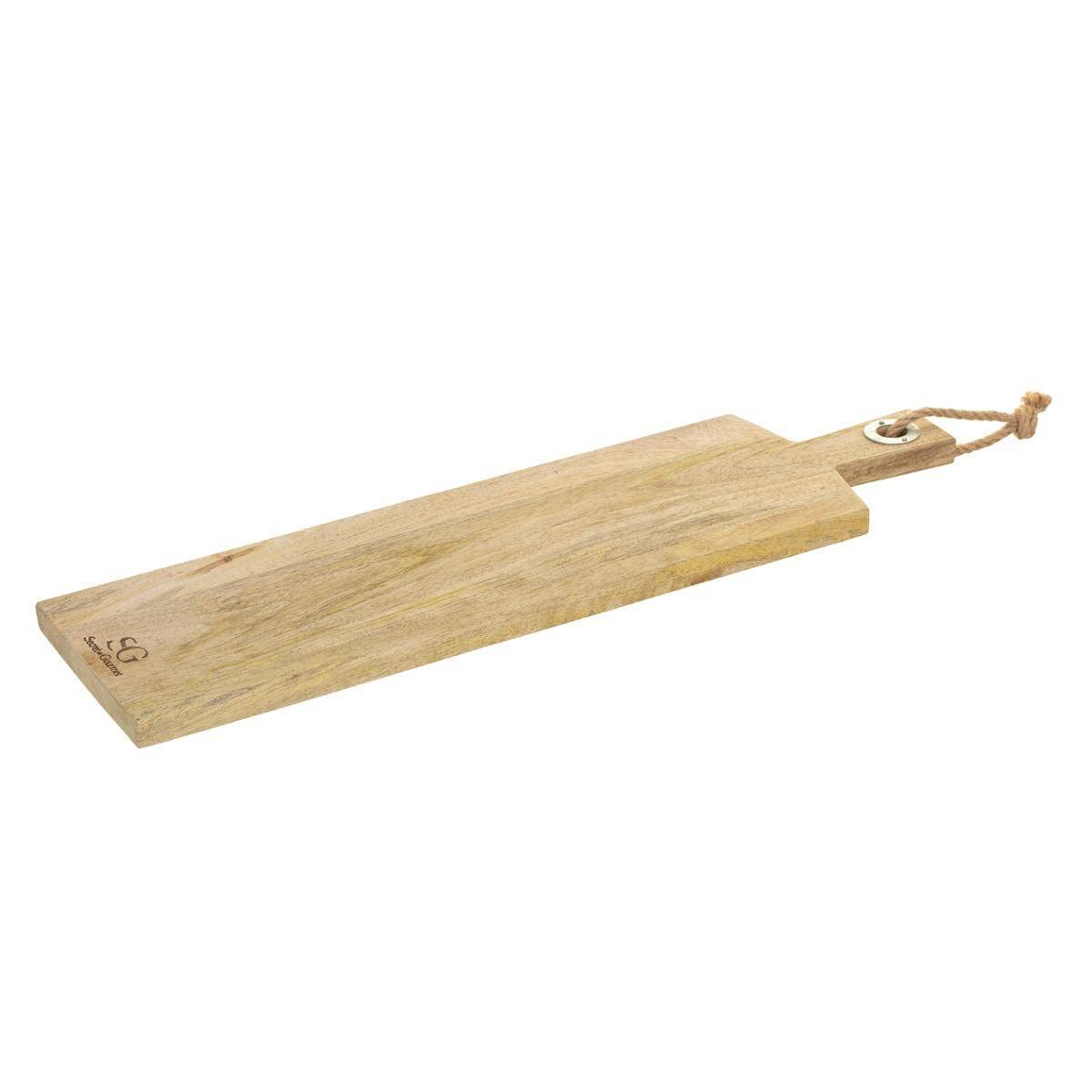 Planche à découper en bois Secret de Gourmet grand rectangle aux finitions soignées