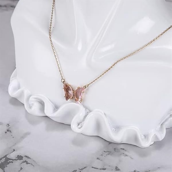 Sieraden displaystandaard Mooi meisje harsmodel oorbellen ketting sieraden displaystandaard foto sieraden Gem Lightbox ketting display Sieraden organisator (Color : Bianco)