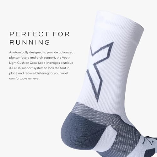 2XU Unisex Vect Crew Socks - Moisture-Wicking, Breathable, and Supportive Athletic Socks2