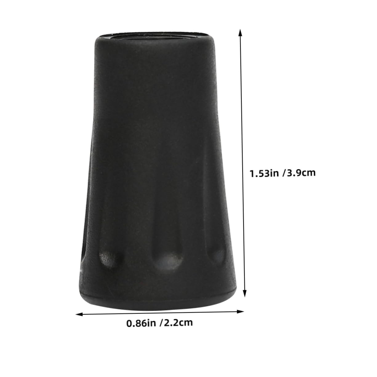 NOLITOY 10pcs Anti-Slip Foot Covers for Walking Sticks Replacement Cane Tips Hiking Sticks End Caps Walking Cane Tips Hiking Sticks Tips Protectors Walking Canes Tips Rubber Black