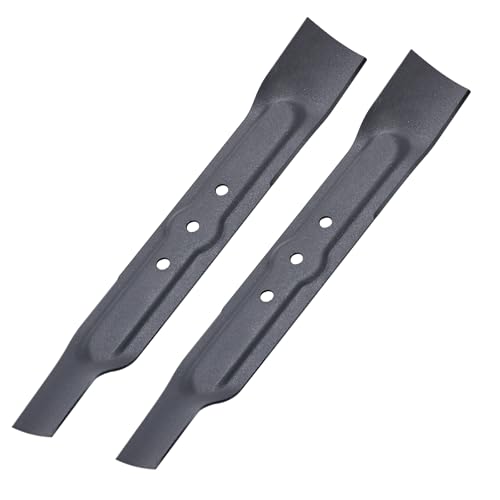GoldOars 2 Pièces 32cm Lames Tondeuse Gazon Métal Compatibles avac Bosch Rotak 32/32-12/32R/320/320C/320 Ergoflex