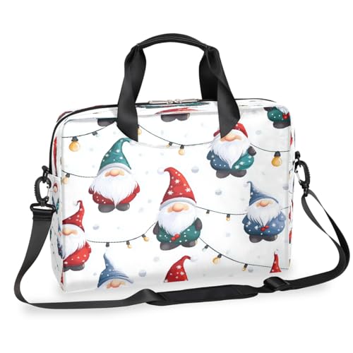 Maletín para portátil con diseño Gnome Navideño 15.6 pulg. miniatura 1