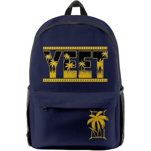 Jey USO Yeet LOGO 3D Fashion Backpack Printed Multi Zipper Pack Casual Bag (9)