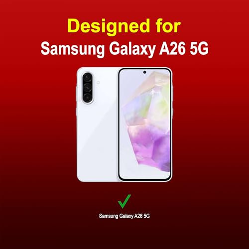 Image of Zapcase Back Case Cover for Samsung Galaxy A26 5G | Compatible for Samsung Galaxy A26 5G Back Cover | Liquid Silicon Magic Case with Camera Protection | Red