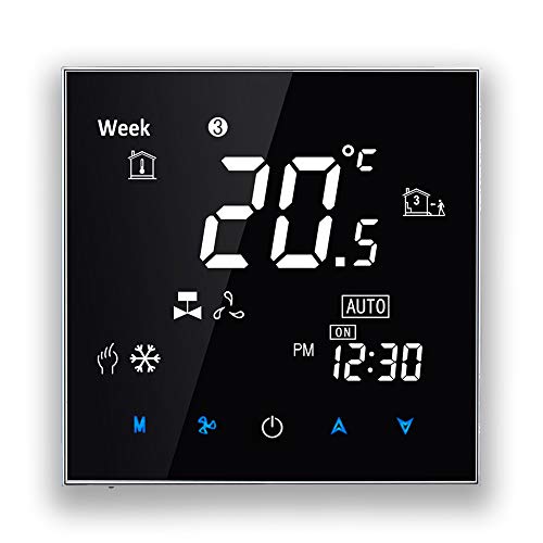 L'area di visualizzazione di 65,9 * 48,6 mm aiuta a proteggere gli occhi. Ampio display con retroilluminazione è facile da leggere, anche al buio.5 + 2 sei periodi programmabili massimizzano il comfort e l'economia.