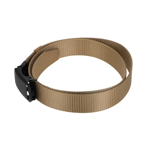 Happyyami Automatic Buckle Ratchet Belt for Men Breathable Nylon Casual Belt Adjustable for Young Students