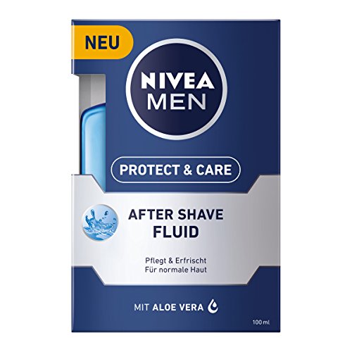 Nivea Men Protect & Care after Shave Fluid in 3er Pack (3 x 100 ML), Aftershave Maintains the Skin after Shave, Moisturizing and Soothing Facial Care - Image 4