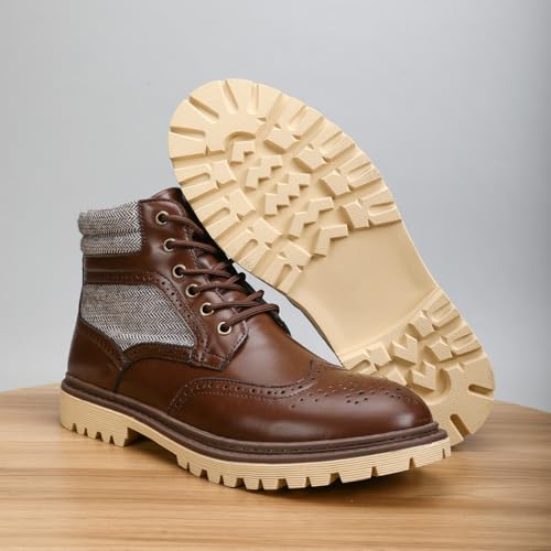Image of Shaire Men's Leather Chukka Boots | Lace-Up Ankle Boots for Men | Casual Comfort Boots