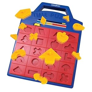 Winning Fingers Shape Toy Puzzle Game – Pop Up Board Game with Shape Puzzles – Two Players Concentration Games Puzzle Board Matching Game – Educational Toy for Kids 3 Years and Older