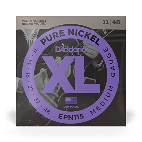 D’Addario EPN115 Cordes en nickel pur pour guitare électrique Blues/Jazz Rock 11-48 & EXL110 Cordes en nickel pour… - Les Beatles, Paul McCartney, John Lennon, RIngo Starr, George Harrison D'Addario EPN115 Cordes en nickel pur pour guitare électrique Blues/Jazz Rock 11-48 & EXL110 Cordes en nickel pour… – Image 4