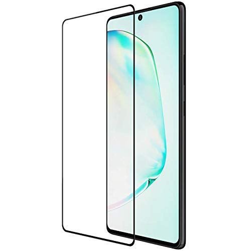 Image of VZZR?'s D+ / 11D Tempered Glass for Samsung Galaxy Note 10 Lite - Edge to Edge, 9H, 2.5D, 0.3mm, Full Glue, Full HD, Cover /Case Friendly Anti Scratch Screen Protector Guard with Easy Installation Kit