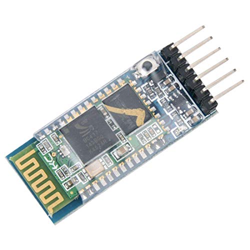 Image of HC-05 Bluetooth Module for Arduino | Wireless Serial Transceiver 2.1Mbps Data Rate | 9600 Baud Rate Default | Master Slave Mode | Bluetooth 2.0 SPP Module for Arduino, Robotics Projects