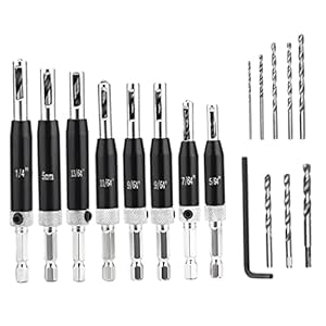 Deurvenster Scharnier Boor Bits Scharnier Gat Boor Bits Hole Puncher Houtbewerking Gereedschap Boor Bits Voor Houtbewerking 17 stks, Power Tool Accessoires