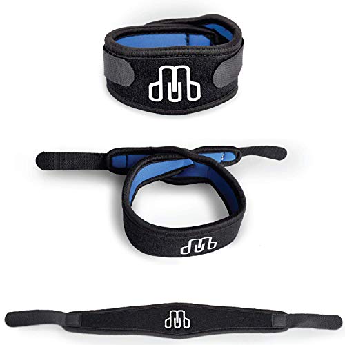 CROSSTRAP Shin Splint Support | Adjustable Neoprene Shin Splint & Leg Compression Support for Strains, Injuries, Pain, Pulled Muscles, Torn Calf | for Men & Women | 1 Strap (Large)