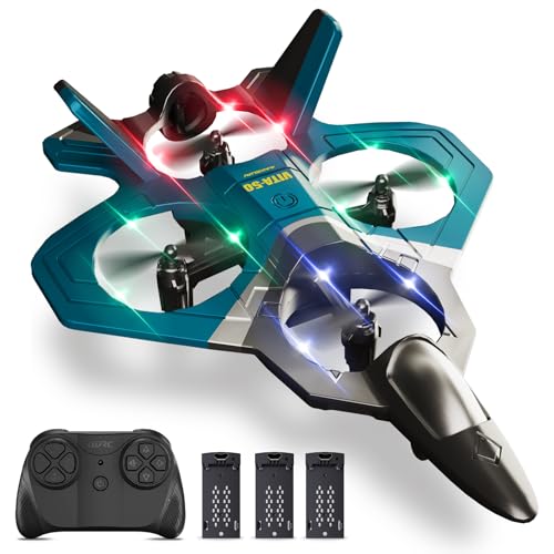 Image of 4DRC RC Airplanes Remote Control Airplanes with 3 Batteries, Foam RC Planes for Kids Adults Beginners 4-7 8-12 12-16, Remote Control Helicopter Fighter Jet Drones for Kids Adults, 360 Flip