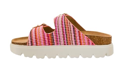Image of Corkys Footwear Hey Girl Womens 1 inch Rumor Has It Platform Sandals, Featuring Two Adjustable Buckles, A soft Footbed, And A Lug Outsole, Perfect For Summer