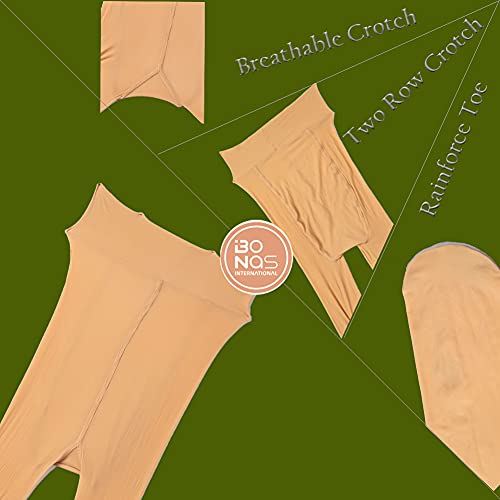 Shiny Oil Pantyhose Footed - 2 Pack Ultra Shiny Sheer Tights High Waist, Shimmery Stocking for Women2