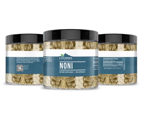 earthborn elements noni 200 capsules pure amp undiluted no additives