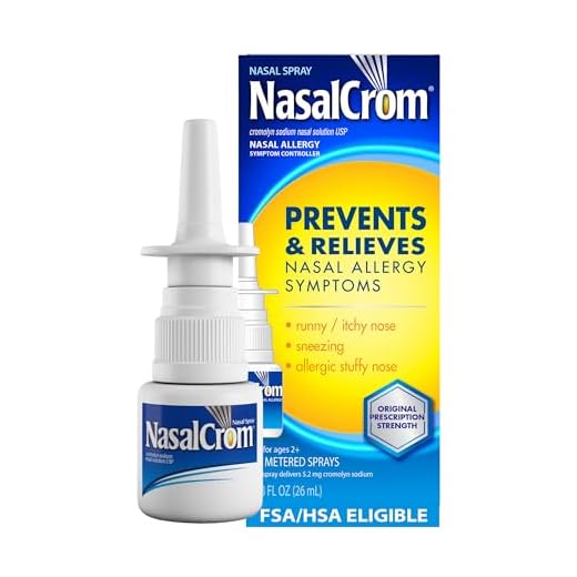 NasalCrom Nasal Spray Allergy Symptom Controller | 200 Sprays | .88 FL OZ