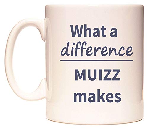 WeDoMugsWhat a Difference MUIZZ Makes Ceramic 11oz Coffee Mug