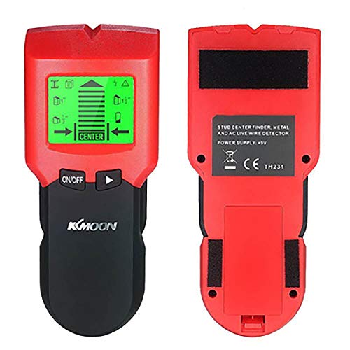 QAIYXM Stud Finder,Wall Stud Metal Detector Stud Detector with Large LCD Digital Wood Stud Search and Cable Charged Scanner Warning