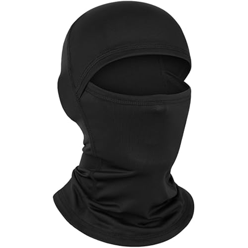 Breathable Balaclava Ski Masks,All-Season Full Coverage Motorcycle Balaclava Face Cover for Protecting Face & Neck,Universal Motorcycles Faces Mask Halloween Car Decor for Men/Women Black