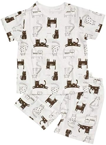 Amazon キッズ パジャマ 半袖 夏 薄手 涼しい ハーフパンツ 上下セット ルームウェア 子供用パジャマ A柄 110 1 130 140 150 パジャマ 通販