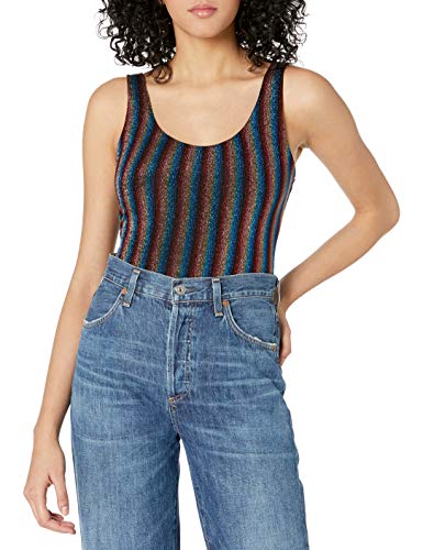 House of Harlow 1960 Women's Wren Bodysuit, Noir Multi, Medium