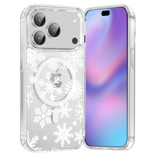 RUMDEY [NX}X ̌ X}zP[X iPhone 17 Pro Max Xmas NA }OlbgP[X 6.9C`AMagsafeΉA킢~̃p^[fUCJo[AϏՌ \tg TPU t@_ K[Y fB[X