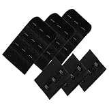 maDDma 3 Paar BH-Verschluss 40 mm 3 Reihen zum Annähen Dessous BH Zubehör Sparpaket Farbwahl