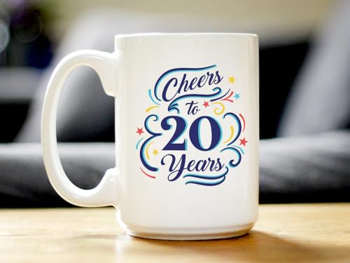Taza de cerámica blanca de 15 oz Bevvee miniatura 2