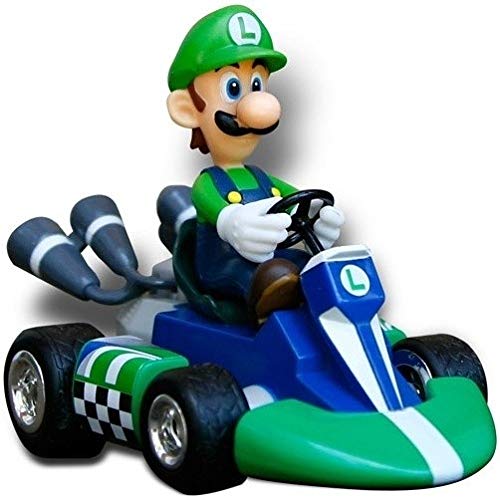 Mario Kart Wii Coche de cuerda Luigi 12 cm
