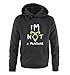 Produktbild Just Style It - I'm NOT a Mundane - Shadowhunters - Herren Hoodie - Schwarz / Weiss-Grün Gr. 3XL