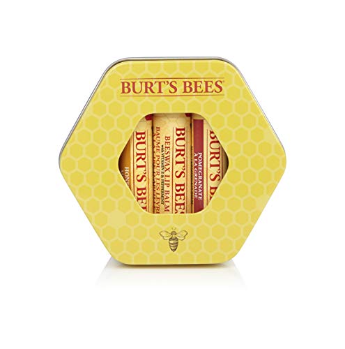 Burt´s Bees Trio Tin Lip Balm - Beeswax + Pomegranate + Honey Edición Limitada