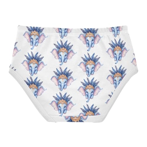 Girls Underwear Soft Cotton Cute Elephants Kids Panties in Sizes 2/3t, 4t, 5t, 6 and 82