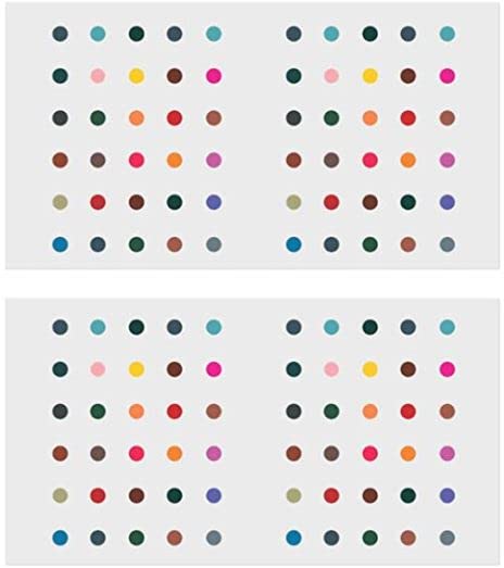 Multi Color Plain Classic Bindi for Women - Round Bindi for Girls Ladies Forehead (Set of 2)