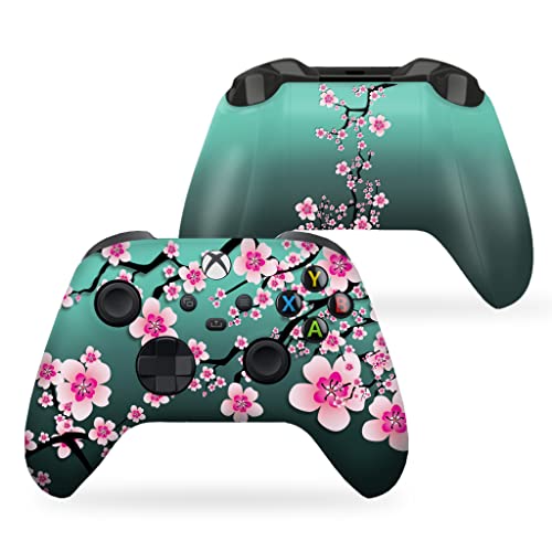 DreamController Cherry Blossom Custom X-box Controller Wireless compatible with X-box One/Series X/S Proudly Customized in USA with Permanent HYDRO-DIP Printing (NOT JUST A SKIN)