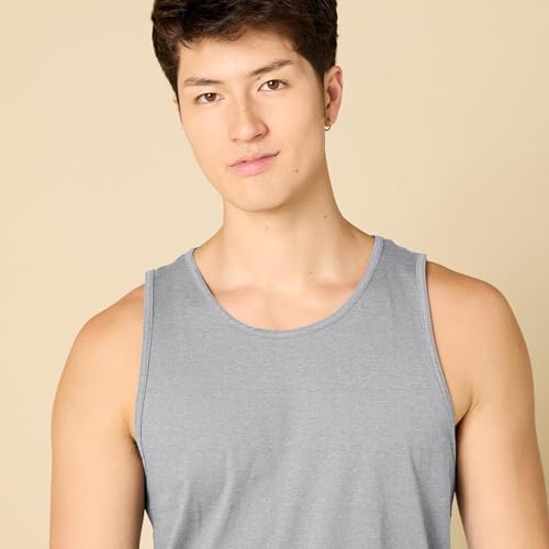 Image of Amazon Essentials Men's Regular-Fit Sleeveless Tank Tops