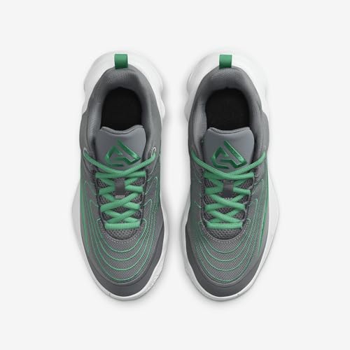 Giannis Immortality 4 Big Kids' Basketball Shoes (FZ6734-002, Smoke Grey/Wolf Grey/Dark Smoke Grey) Size 6.54