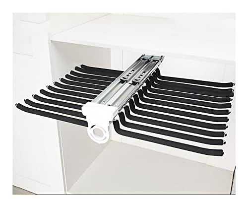 Porte-pantalons coulissant 22 bras pour résoudre le manque de place placard