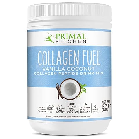 Primal Kitchen Collagen Fuel Protein Mix, Vanilla Coconut - Non-Dairy Coffee Creamer & Smoothie Booster- Supports Healthy Hair, Skin, Nails and Joints, Promotes Muscle Repair Cover