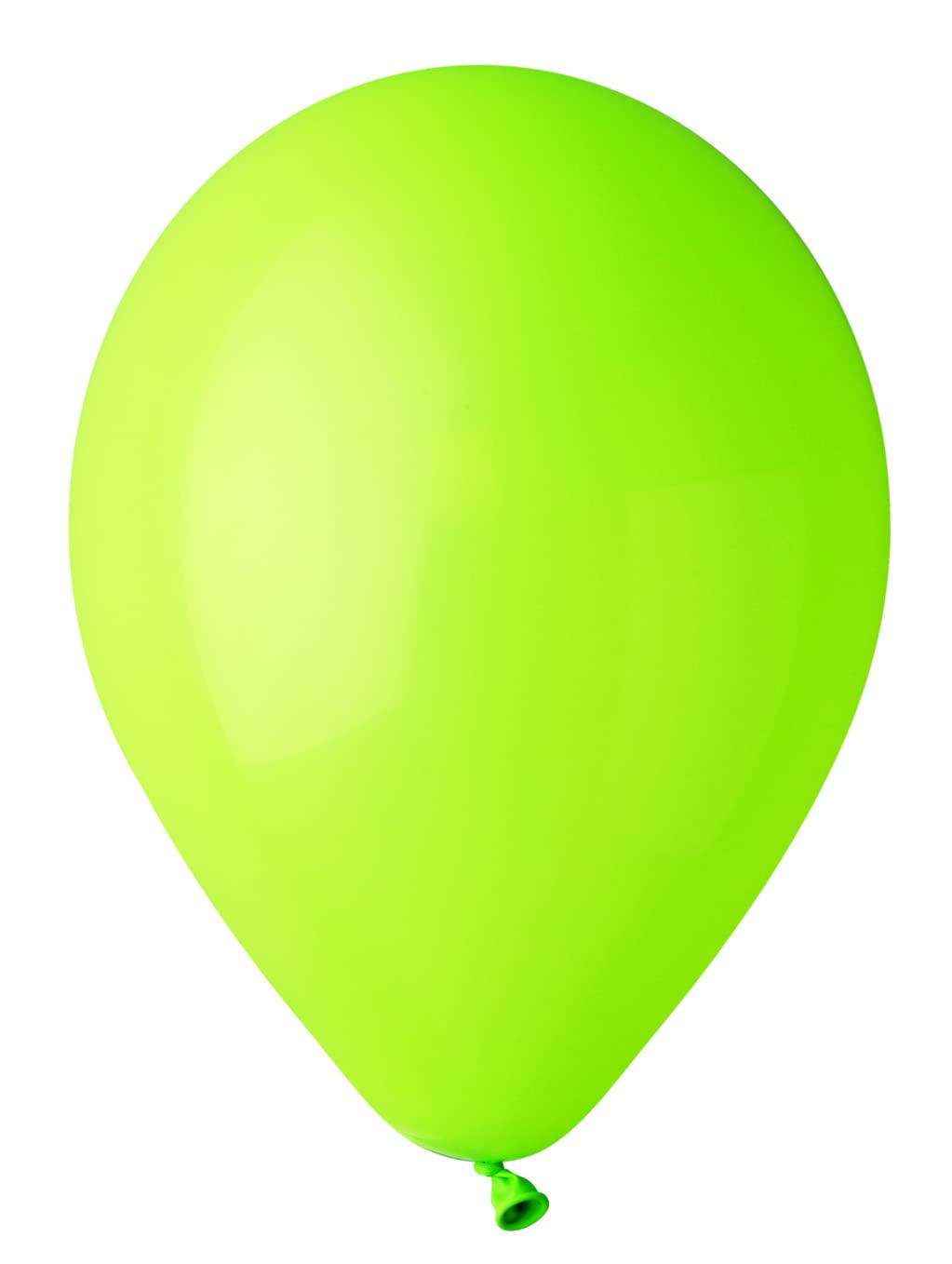 Pack 100 balloons in natural latex Premium Quality G120 (Ø 33cm / 13"), light green